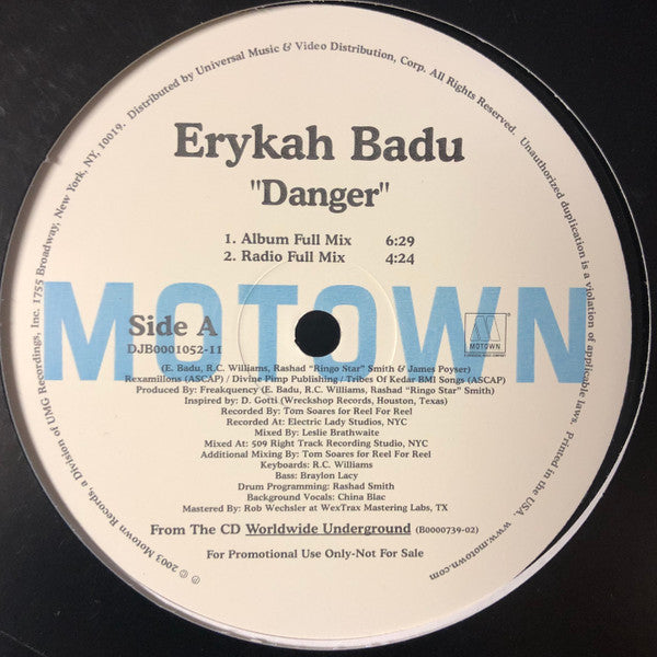 Release: Danger-Vinyl-US-2003-DJB0001052-11-7538578