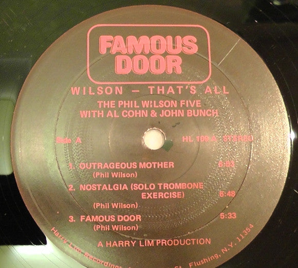Wilson-That's All