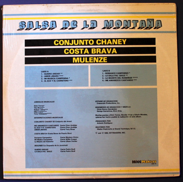 Release: Salsa De La Montaña-Vinyl-US-1988-HM 74-9697114