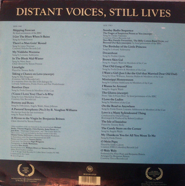 Release: Distant Voices, Still Lives-Vinyl-UK-1988-ROUGH 129 LP-8410809