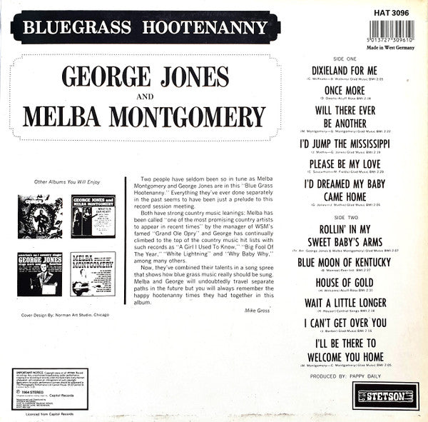 Release: Bluegrass Hootenanny-Vinyl-UK-None-HAT 3096-5981086