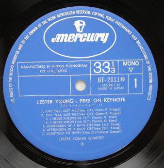 Release: Pres On Keynote-Vinyl-Japan-1973-BT-2011(M)-8890854