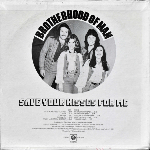 Release: Love And Kisses From Brotherhood Of Man-Vinyl-US-1976-PYE 12134-2758419