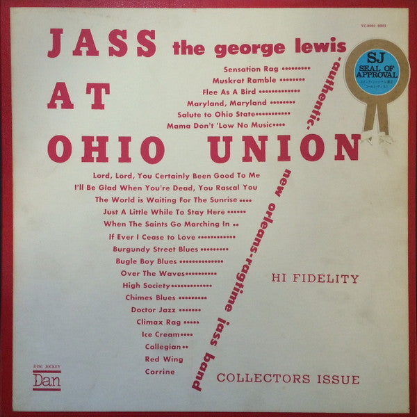 Release: Jass At The Ohio Union-Vinyl, Box Set-Japan-1971-VC-8001-8002-8677906