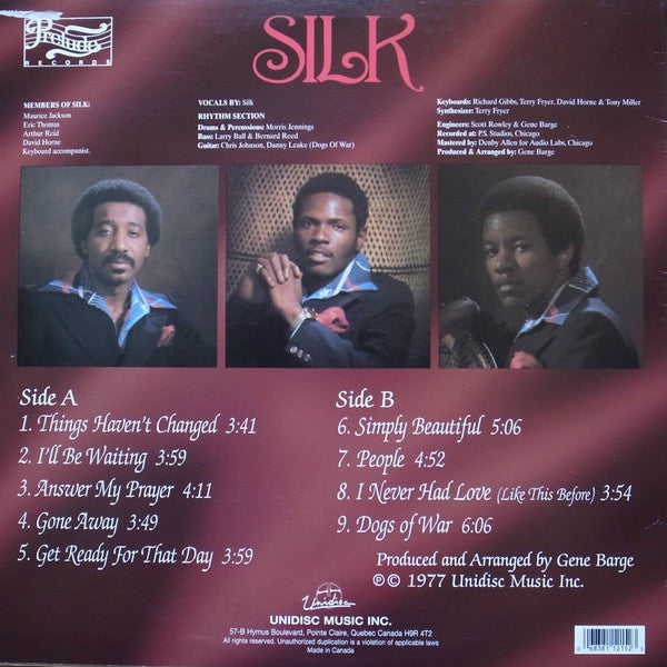 Release: Silk-Vinyl-Canada-None-PRL 12152, PRL 12152-7077238