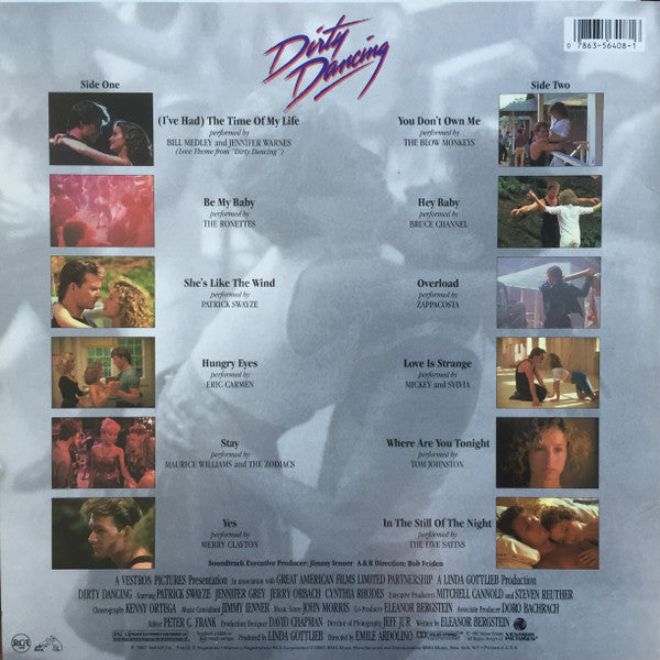 Release: Dirty Dancing (Selections From The Original Soundtrack From The Vestron Motion Picture)-Vinyl-US-1987-6408-1-R-2550190