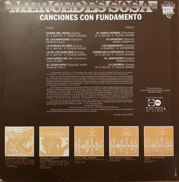 Master Release: Canciones Con Fundamento by Mercedes Sosa