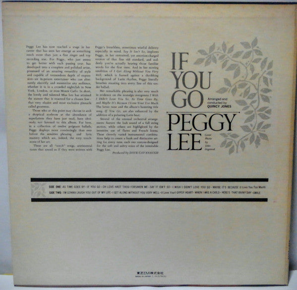 Release: If You Go-Vinyl-Japan-None-ECS-70028-8880619
