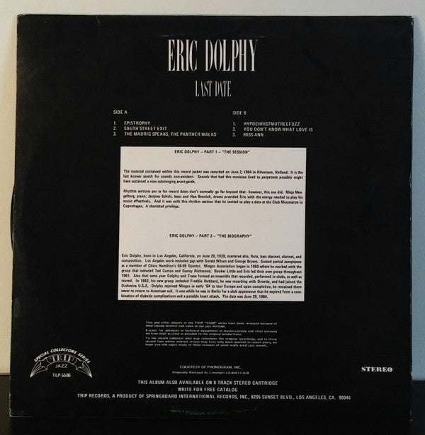 Release: Last Date-Vinyl-US-1974-TLP-5506-1618275