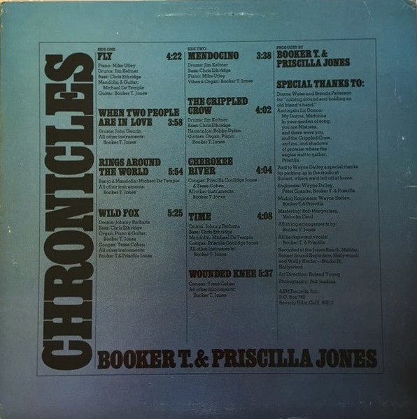 Master Release: Chronicles by Booker T. Jones