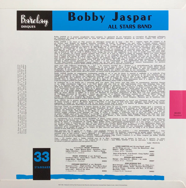 Release: Modern Jazz Au Club Saint Germain-Vinyl-France-2014-SR07/1, 84.023-6339348