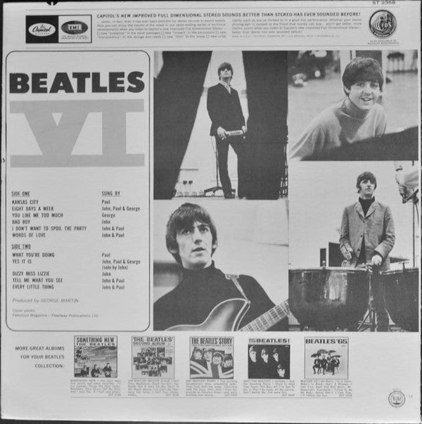 Release: Beatles VI-Vinyl-US-1971-ST 2358, ST-2358, ST 2358, ST-2358-8000448
