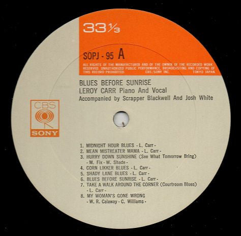 Blues Before Sunrise