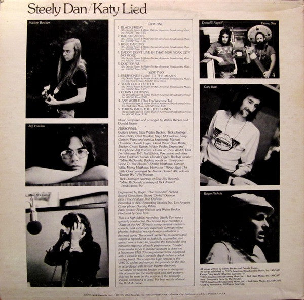 Release: Katy Lied-Vinyl-US-1980-MCA-37043, ABCD-846-4485992