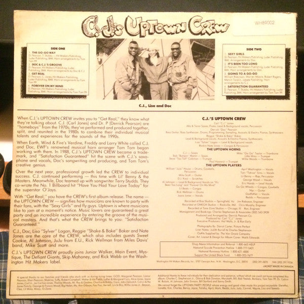 Release: Get Real-Vinyl-US-1989-WH89002, WH-89002-2605653