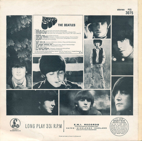 Release: Rubber Soul-Vinyl-UK-1971-PCS 3075-3865719