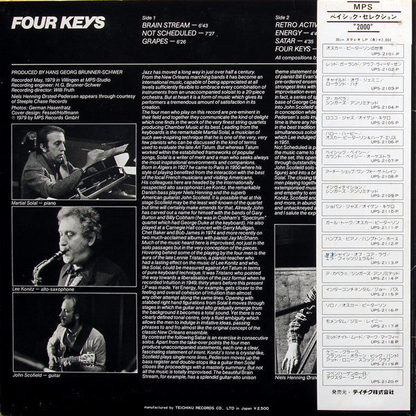 Release: Four Keys-Vinyl-Japan-1980-KUX-141-P-3652224