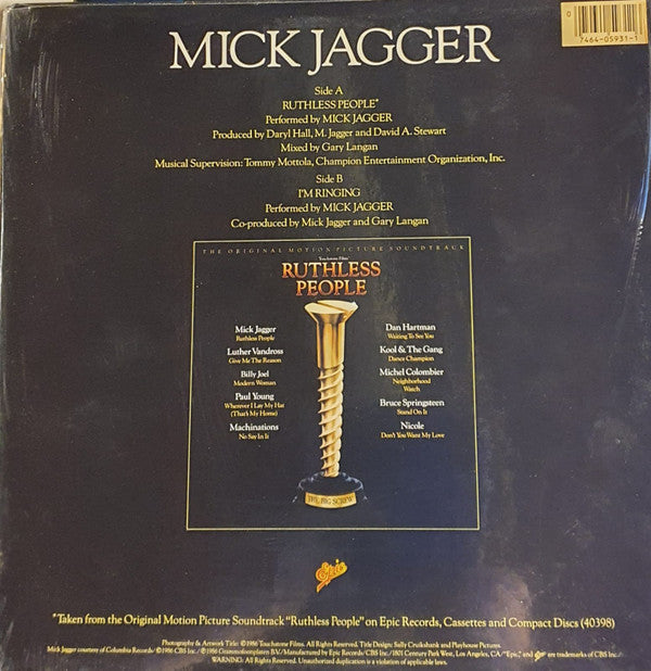 Release: Ruthless People-Vinyl-US-1986-49-05931, 49 05931-1585583
