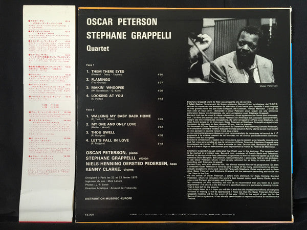 Master Release: Oscar Peterson - Stéphane Grappelli Quartet Vol. 1 by Oscar Peterson - Stéphane Grappelli Quartet