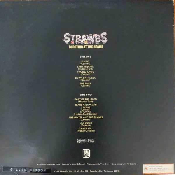 Release: Bursting At The Seams-Vinyl-US-1973-SP-4383-8503373