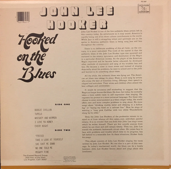 Release: Hooked On The Blues-Vinyl-US-1979-FS 347-2471121