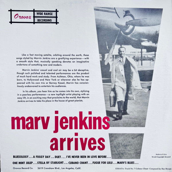 Master Release: Marv Jenkins Arrives by Marvin Jenkins
