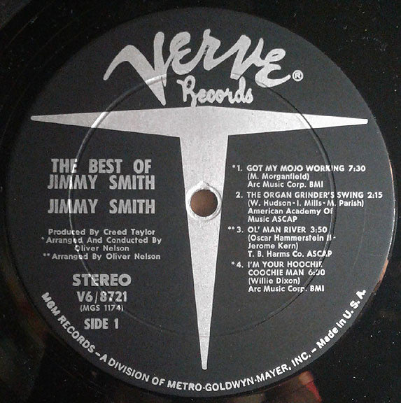 Release: The Best Of Jimmy Smith-Vinyl-US-1967-V6-8721, V6/8721-1063731