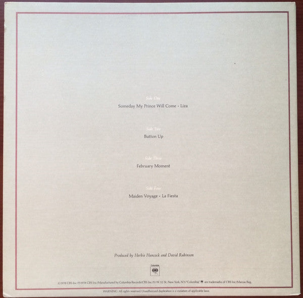 An Evening With Herbie Hancock & Chick Corea In Concert 1978