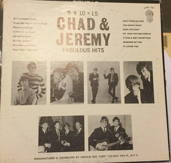 Master Release: 5 + 10 = 15 (Fabulous Hits) by Chad & Jeremy