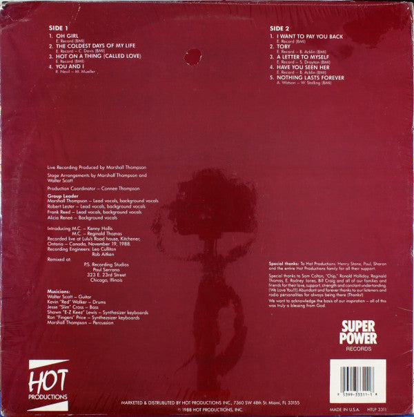 Release: Live!-Vinyl-US-1988-HTLP 3311-8009200