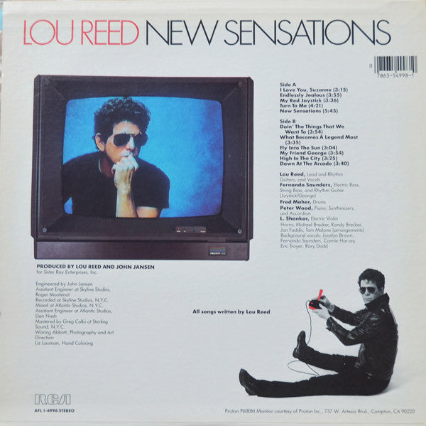 Master Release: New Sensations by Lou Reed