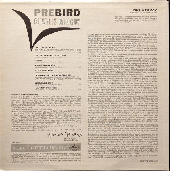 Release: Pre-Bird-Vinyl-US-1973-MG 20627, MG-20627-6102871