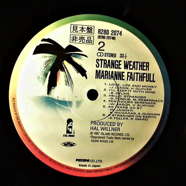 Master Release: Strange Weather by Marianne Faithfull