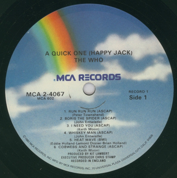 Master Release: A Quick One / The Who Sell Out by The Who