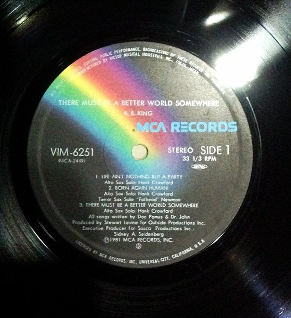 Release: There Must Be A Better World Somewhere-Vinyl-Japan-1981-VIM-6251-5519137
