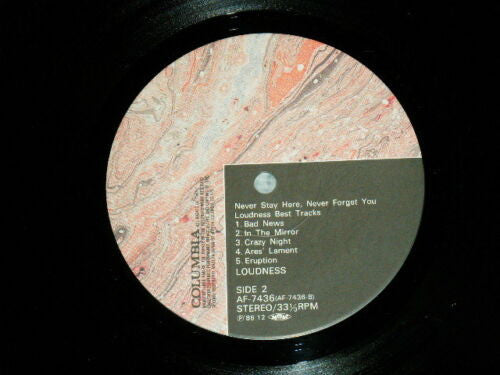 Never Stay Here, Never Forget You - Loudness Best  Tracks