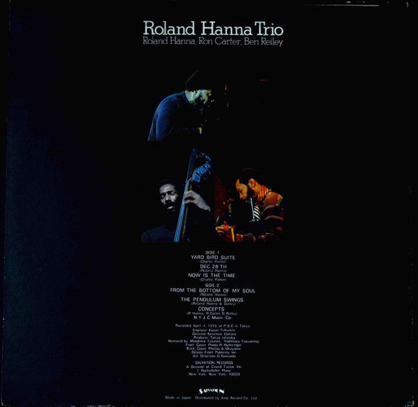 Roland Hanna Trio