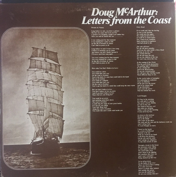 Master Release: Letters From The Coast by Doug McArthur