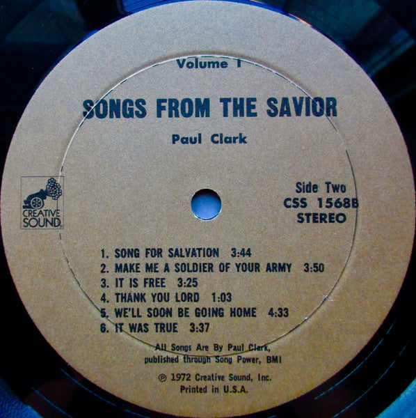 Songs From The Savior Volume One