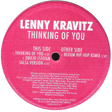 Master Release: Thinking Of You by Lenny Kravitz