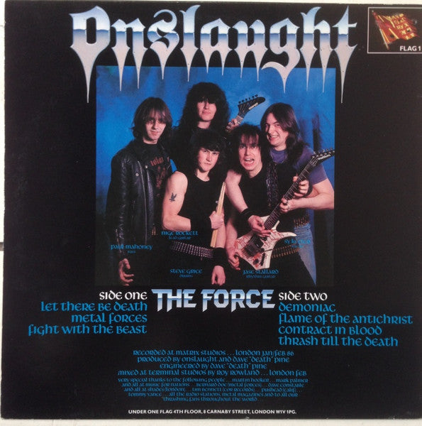 Release: The Force-Vinyl-UK-1986-FLAG 1-1792623
