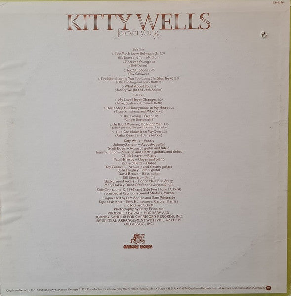 Master Release: Forever Young by Kitty Wells