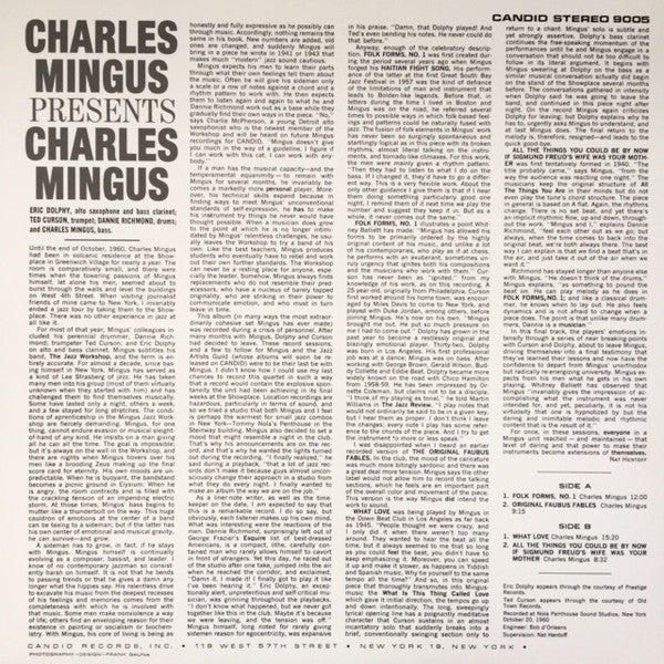 Release: Presents Charles Mingus-Vinyl-US-2011-CS 9005-3366242