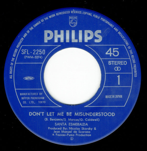 Don't Let Me Be Misunderstood /  You're My Everything = 悲しき願い   / ユー・アー・マイ・エブリシング