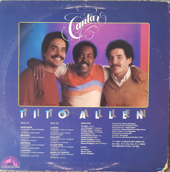 Master Release: Cantar by Tito Allen