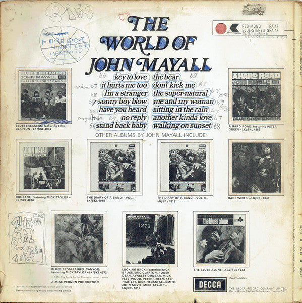 Master Release: The World Of John Mayall by John Mayall