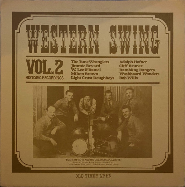 Master Release: Western Swing Vol. 2 (Historic Recordings) by Various