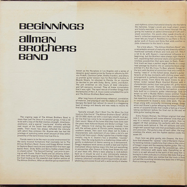 Release: Beginnings-Vinyl-US-1974-2CX 0132-1173755
