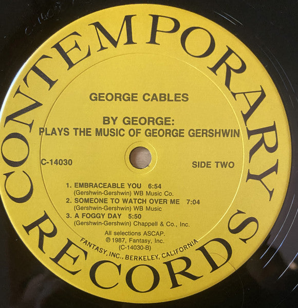 By George: George Cables Plays The Music Of George Gershwin