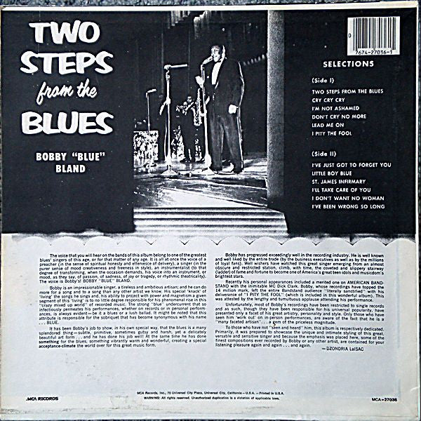 Release: Two Steps From The Blues-Vinyl-US-None-MCA-27036-2240561